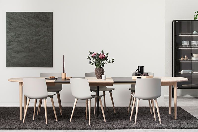 Andersen Furniture Classic bord - 110x172 alt 215cm med uttrekk
