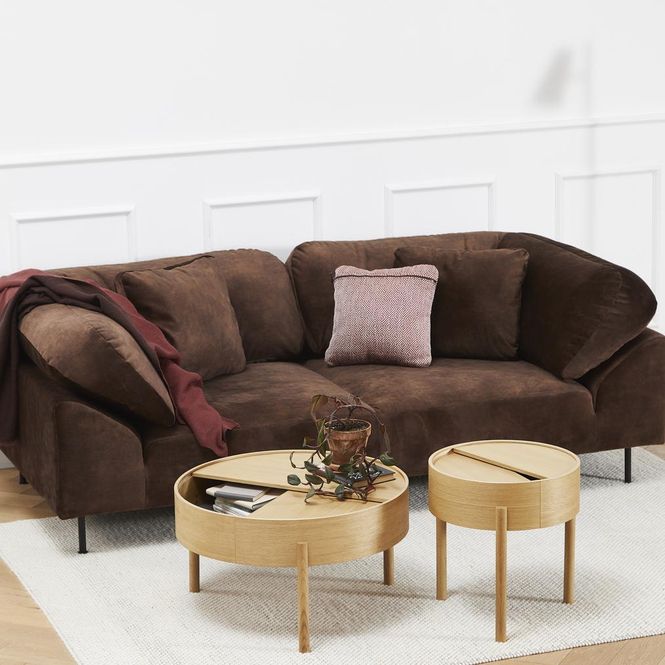 Hovedbilde Woud ARC Sidebord Ø42cm Ask UTSTILLINGSMODELL