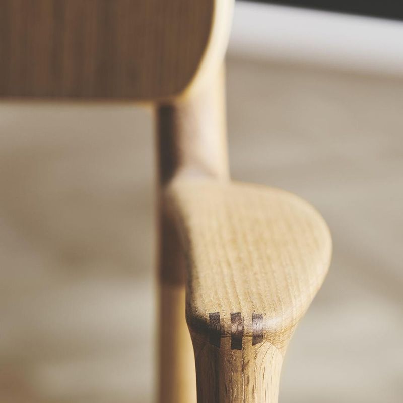 Bent Hansen Asger lounge stol oljet eik