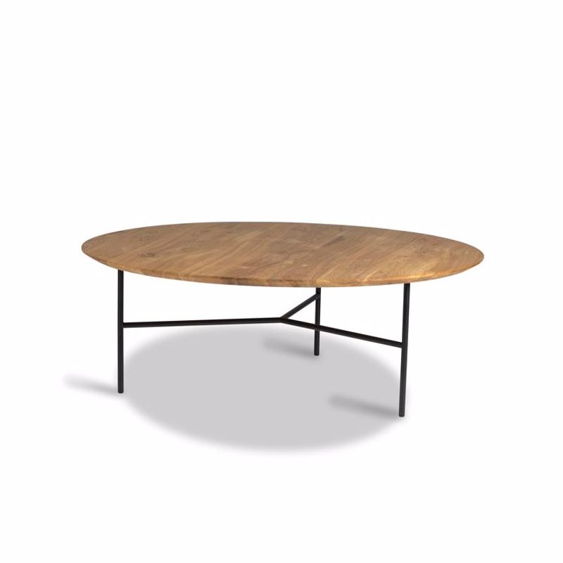 Mavis Tribeka Sofabord Ø 110cm rustic oljet eik